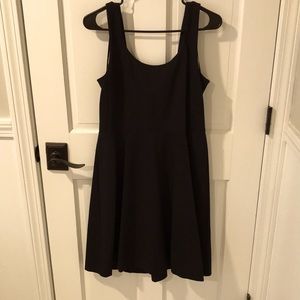 Jcrew Black Skater Dress